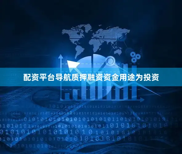 配资平台导航质押融资资金用途为投资